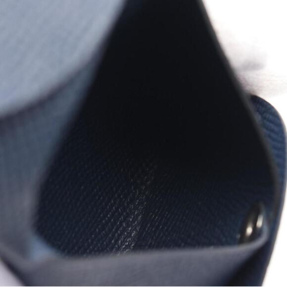 HERMES Blue Leather Wallet - Picture 4 of 6